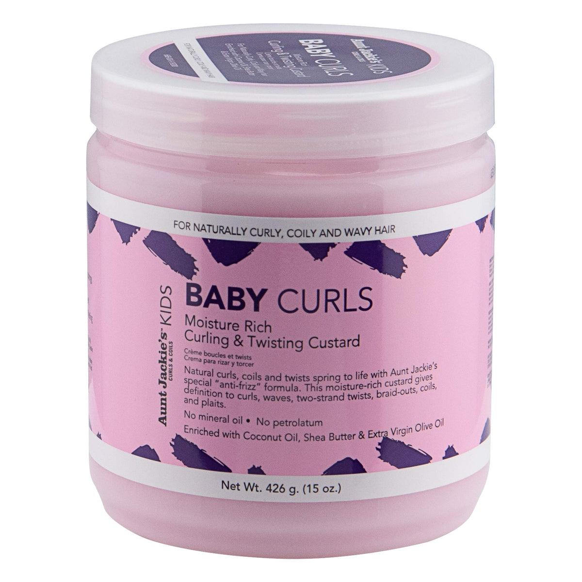 Aunt Jackie's Kids Baby Curls Curling & Twisting Custard - 426gm