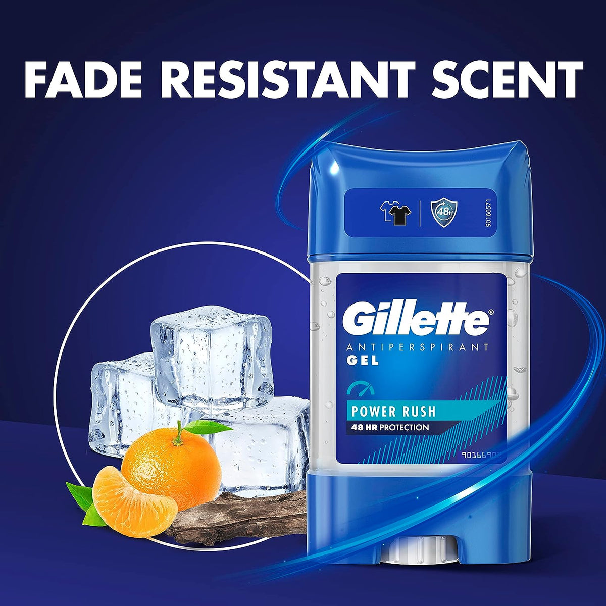Gillette Clear Gel Power Rush Antiperspirant - 70ml