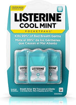 Listerine PocketPaks Cool Mint Breath Freshening Strips – 72 Strips (3 × 24)