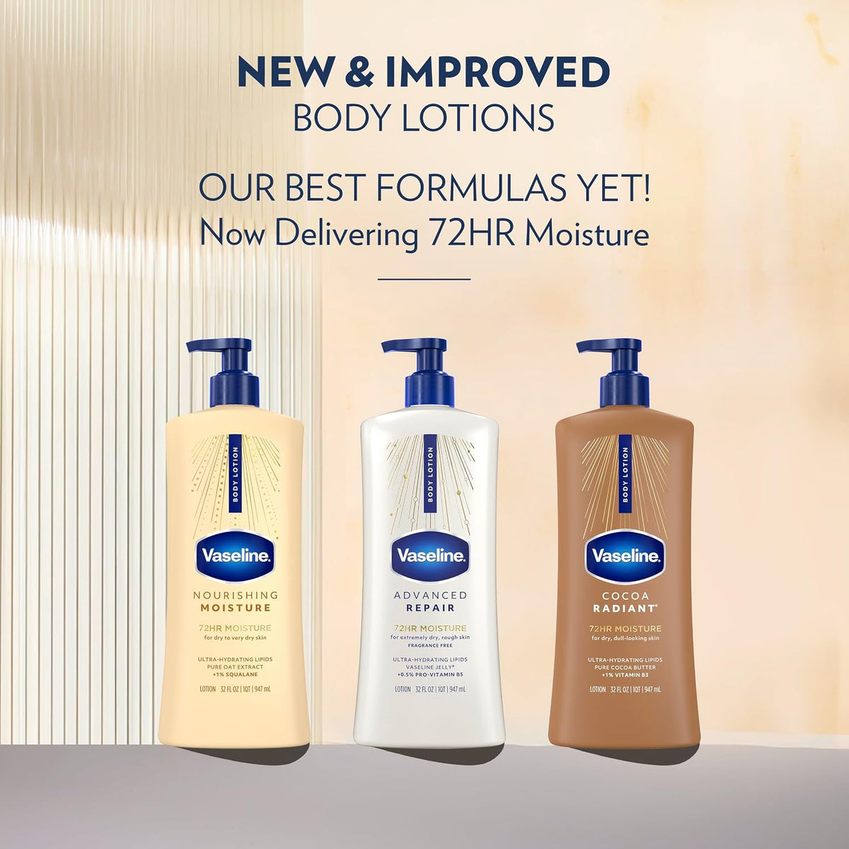 Vaseline Intensive Care Cocoa Radiant Body Lotion – 947ml