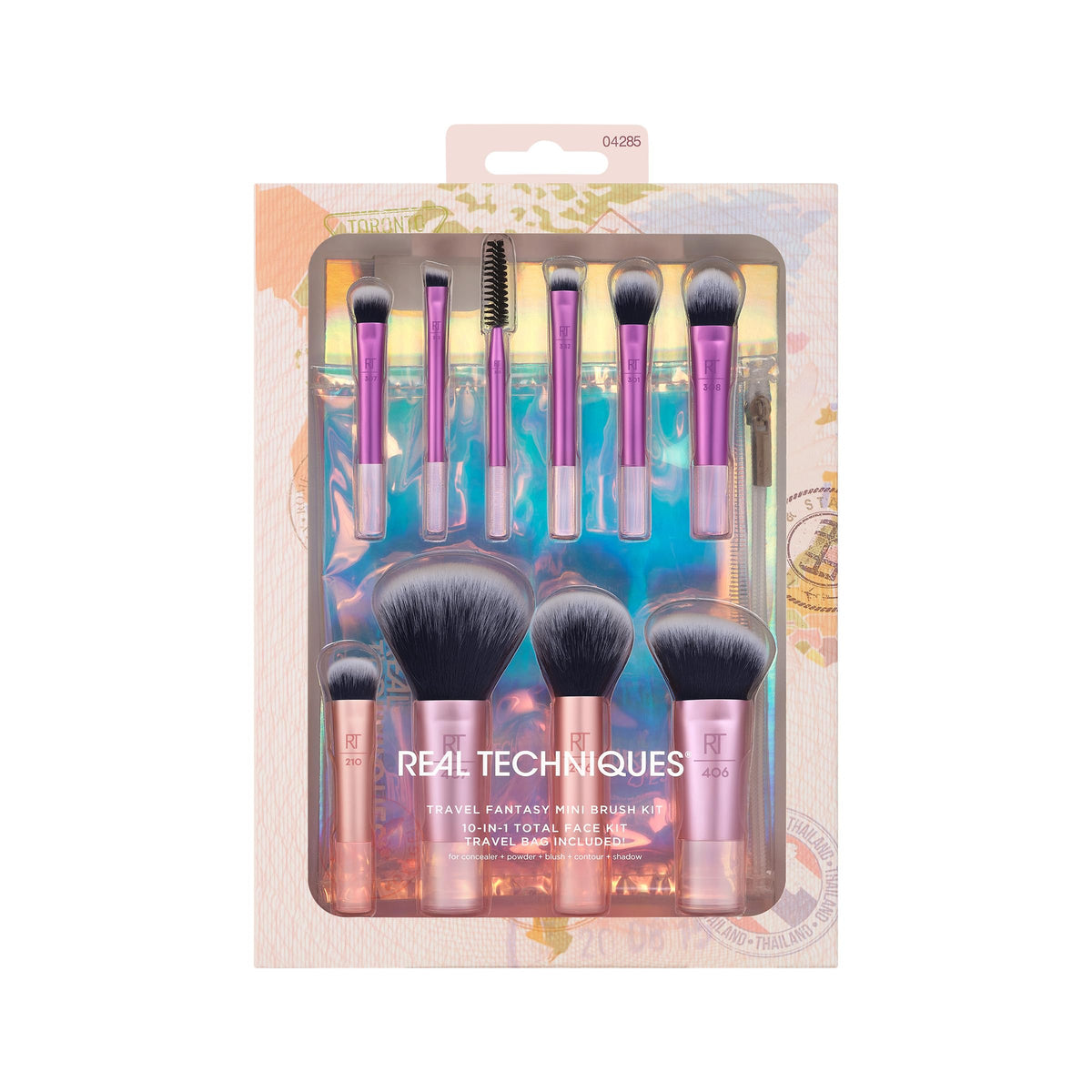 Real Techniques - Mini Brush Set Travel Fantasy