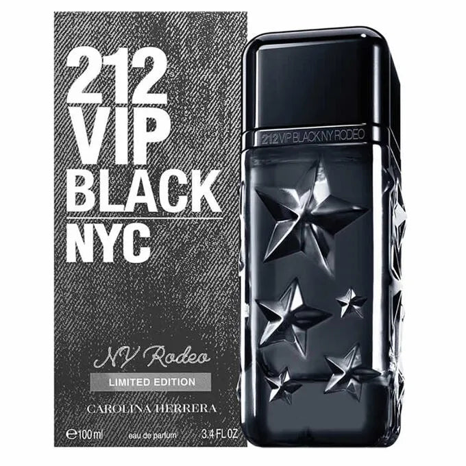 212 VIP Black NY Rodeo Limited Edition by Carolina Herrera for Men - Eau de Parfum - 100ml