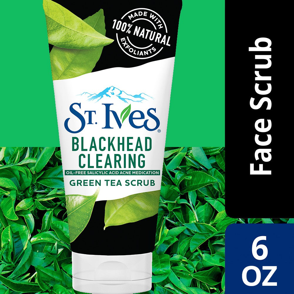 St.Ives Blackhead Clearing Green Tea Face Scrub - 170gm