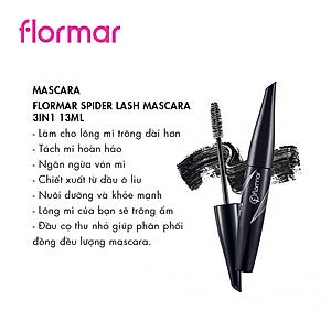 Flormar Spider Lash Mascara 3in1 - Black