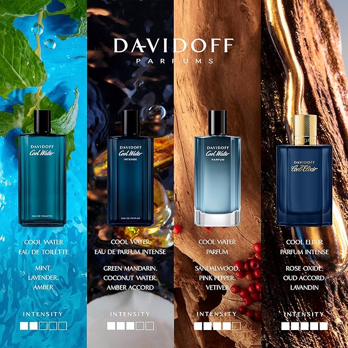 Cool Elixir by Davidoff for Men - Parfum Intense - 50ml