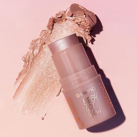 Essence Baby Got Glow Highlighter Stick - 20 Rosy Glaze - 5.5g