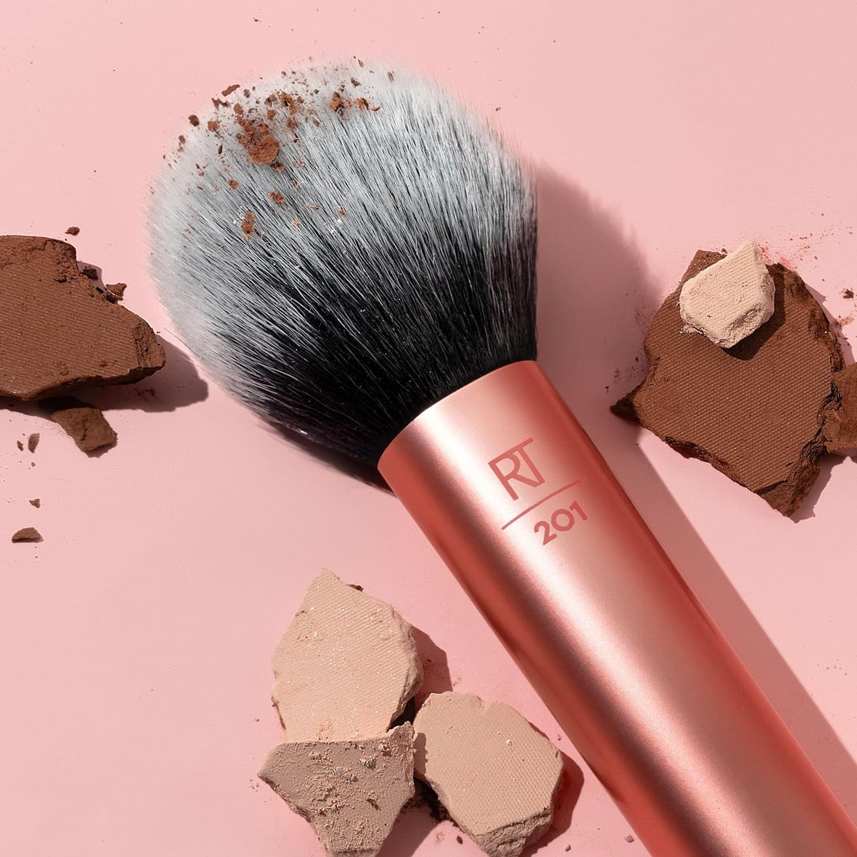 Real Techniques Powder Brush, For Loose or Pressed Setting Powder Face, RT 201