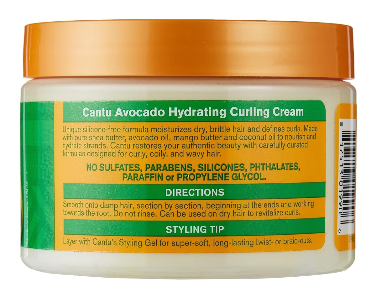 Cantu Avocado Hydrating Curling Cream -340gm