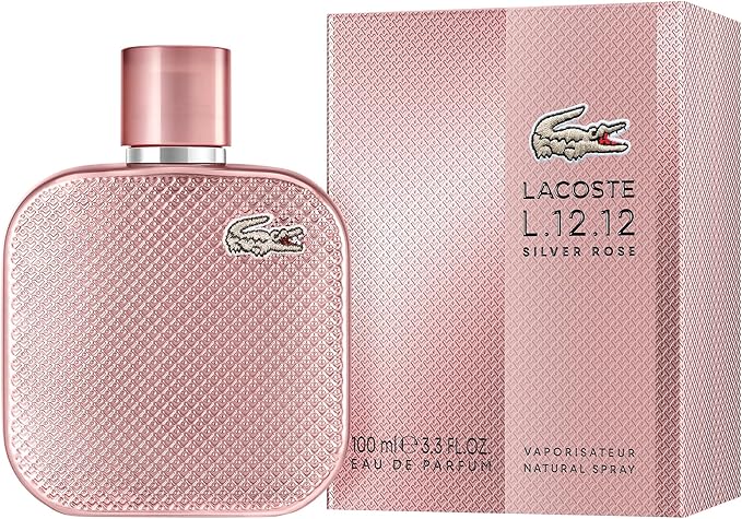Lacoste L.12.12 Silver Rose for Women - Eau de Parfum - 100ml