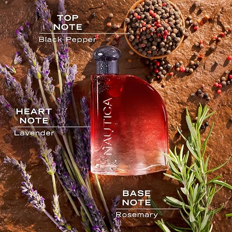 Color Red by Nautica for Men - Eau de Toilette - 100ml