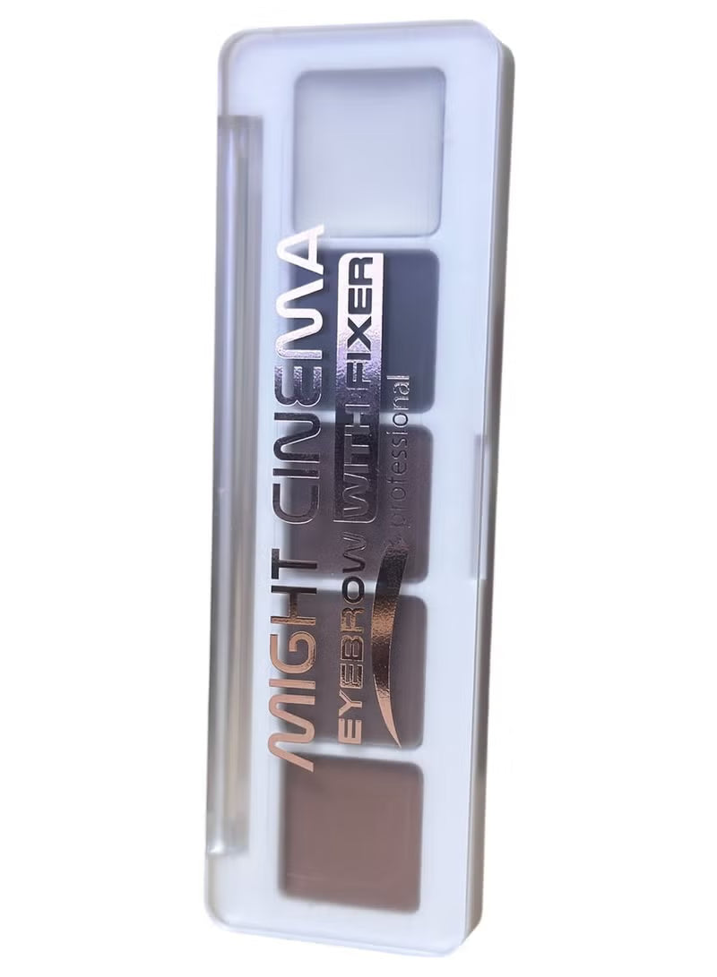Might Cinema Eyebrow Palette Enhancer With Fixer - 4 Colors + fixer