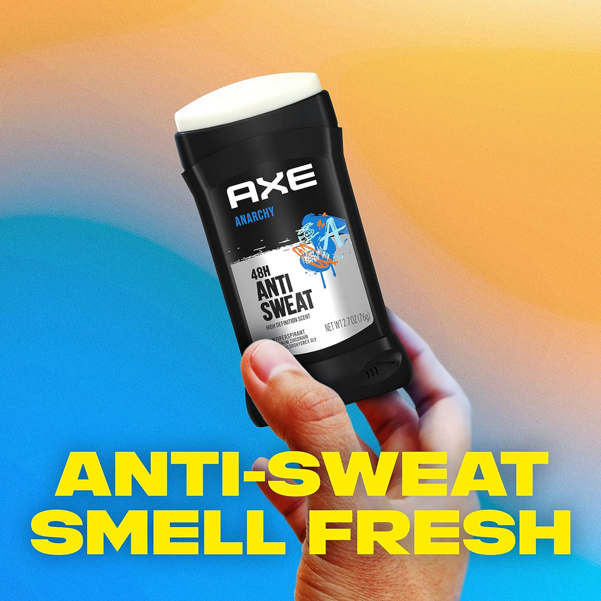 AXE Anarchy Anti Sweet Antiperspirant Deodorant Stick For Men - 76gm