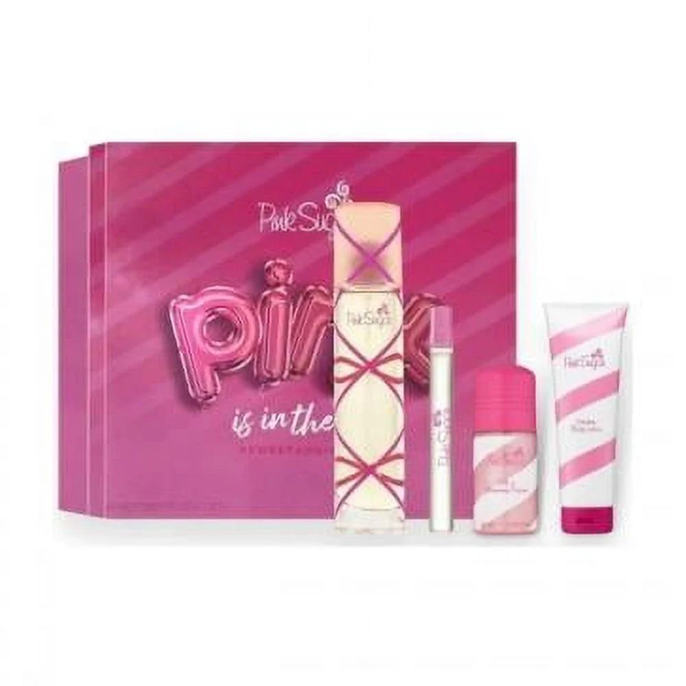 Pink Sugar by Aquolina for Women Gift Set - Eau De Toilette - 4Pcs