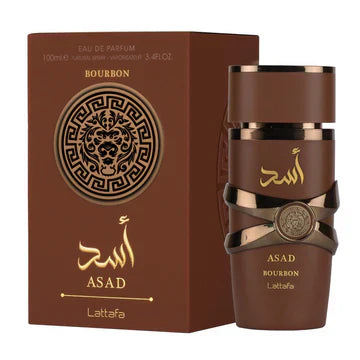 Asad Bourbon by Lattafa for Men - Eau de Parfum - 100ml