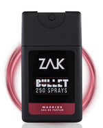 Zak Warrior Bullet 250 sprays for Men - Eau De Parfum - 25ml