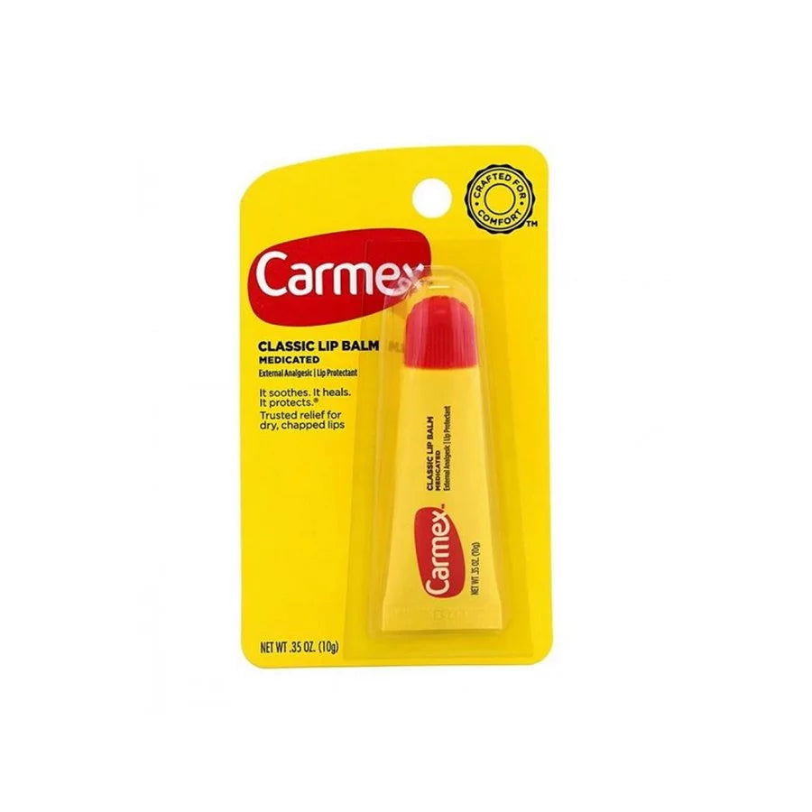 Carmex Lip Balm Tube Classic Medicated - مرطب شفاه كلاسيكي من كارمكس طبي.