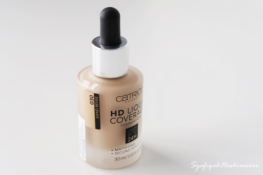 Catrice HD Liquid Coverage Foundation Lasts UP To 24H - 030 Sand Beige