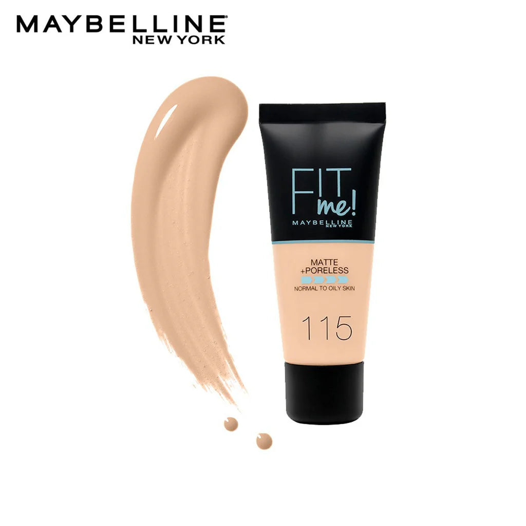 Maybelline New York Fit Me Matte & Poreless Foundation -Shade 115