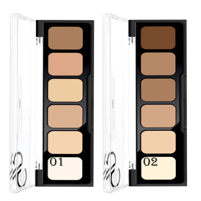 Golden Rose Correct & Conceal Concealer Cream Palette - 02 Medium To Dark