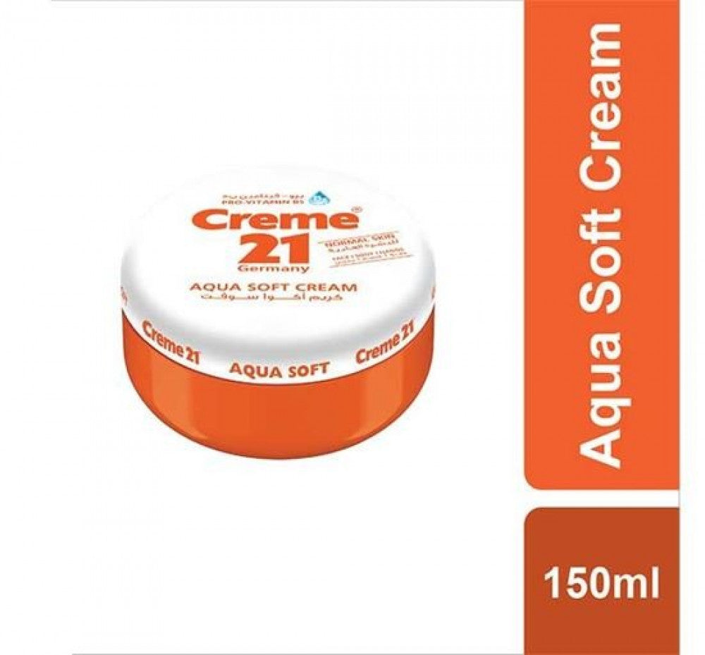 Creme 21 Aqua Soft Cream Normal Skin – With Pro-Vitamin B5 - 150ml
