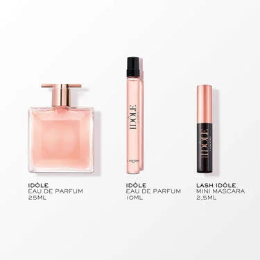 Idole Lancome for Women SET ( 25ml EDP Spray + 10ml Travel + Mascara 2.5ml )