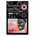 Charcoal Black Face Mask – Purifying & Revitalizing Sheet Mask, Deep Cleansing, Anti-Blemish, Moisturizing Treatment, Dermatologist Tested, Made in Korea
