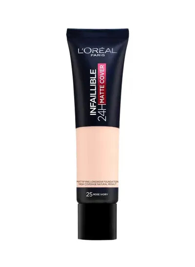 Infallible 24H Matte Cover Cream Foundation 25 Rose Ivory