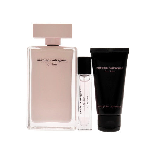 Narciso Rodriguez for Her Gift Set -Eau de Parfum - 3Pcs