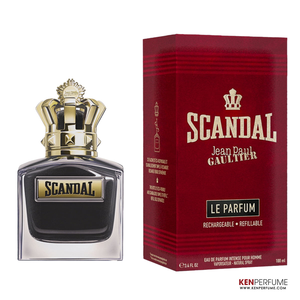 Jean Paul Scandal Pour Homme - Le Parfum - Eau De Parfum Intense -100ml
