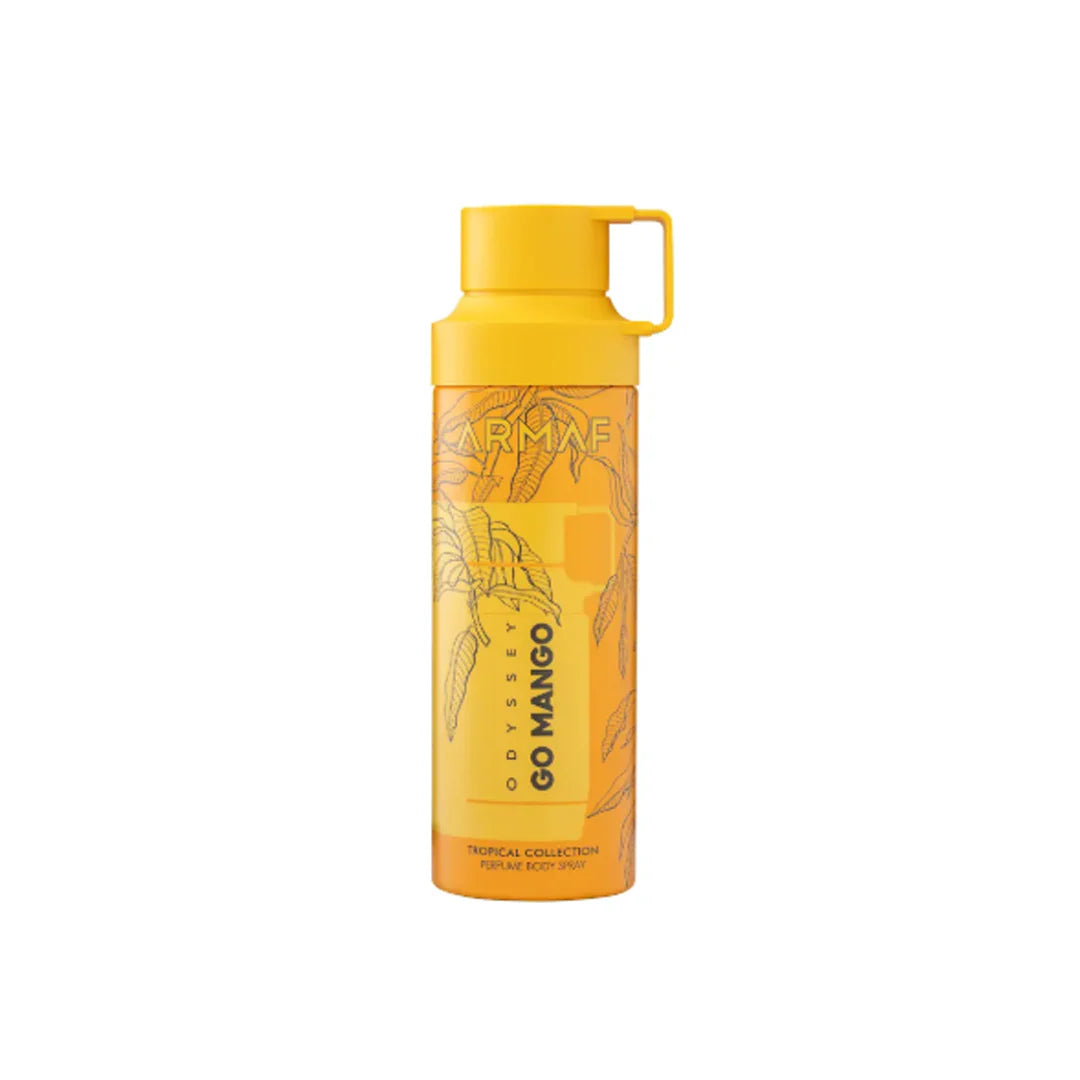 Odyssey Go Mango Tropical Collection by Armaf for Unisex Deodorant Perfume Body Spray - 200ml