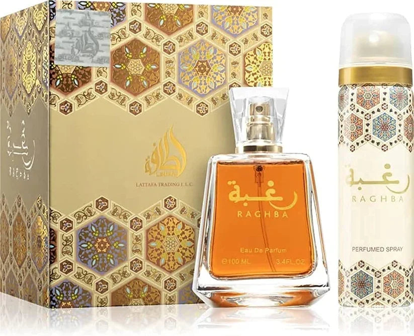 Raghba by Lattafa for Unisex - Eau de Parfum - 100ml