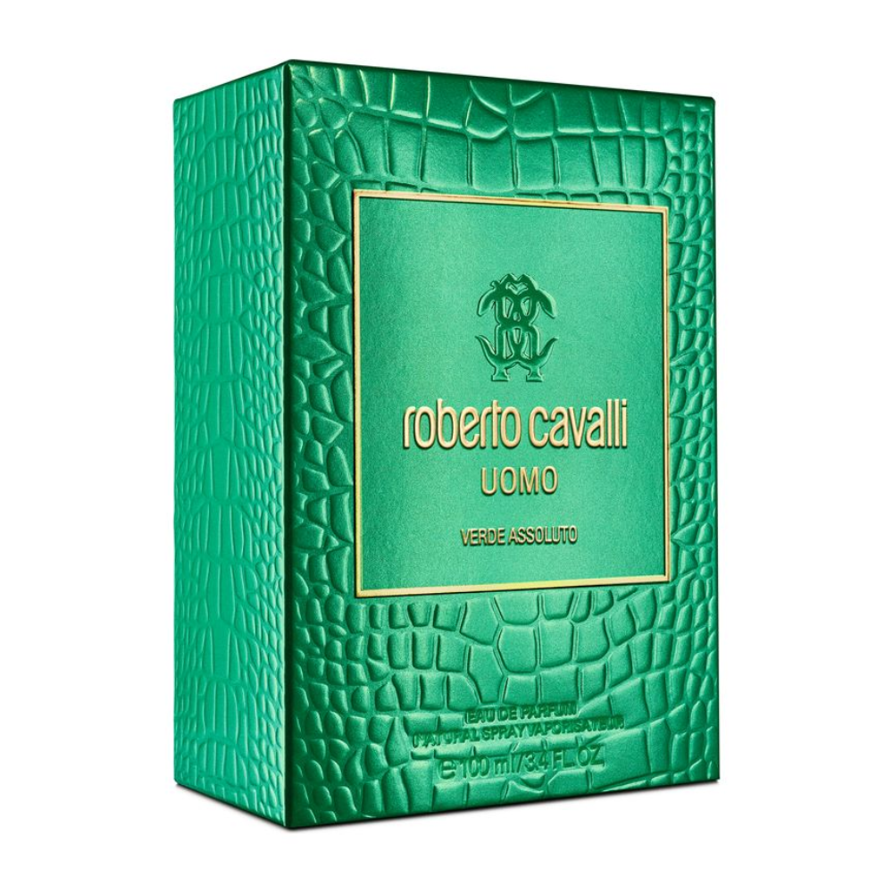 روبرتو كافالي أومو فيردي أسولوتو للرجال - ماء عطر - 100 مل