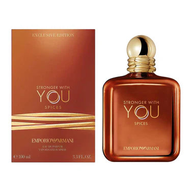 Emporio Armani Stronger With You Spices by Giorgio Armani for Men - Eau De Parfum - 100ml