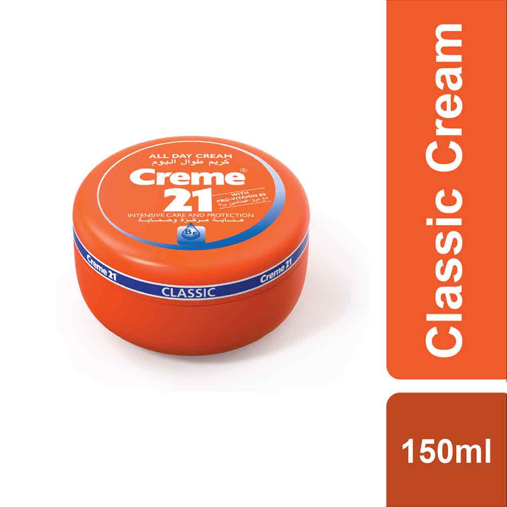 Creme 21 All Day Cream With Vitamin E Moisturizing - 150ml