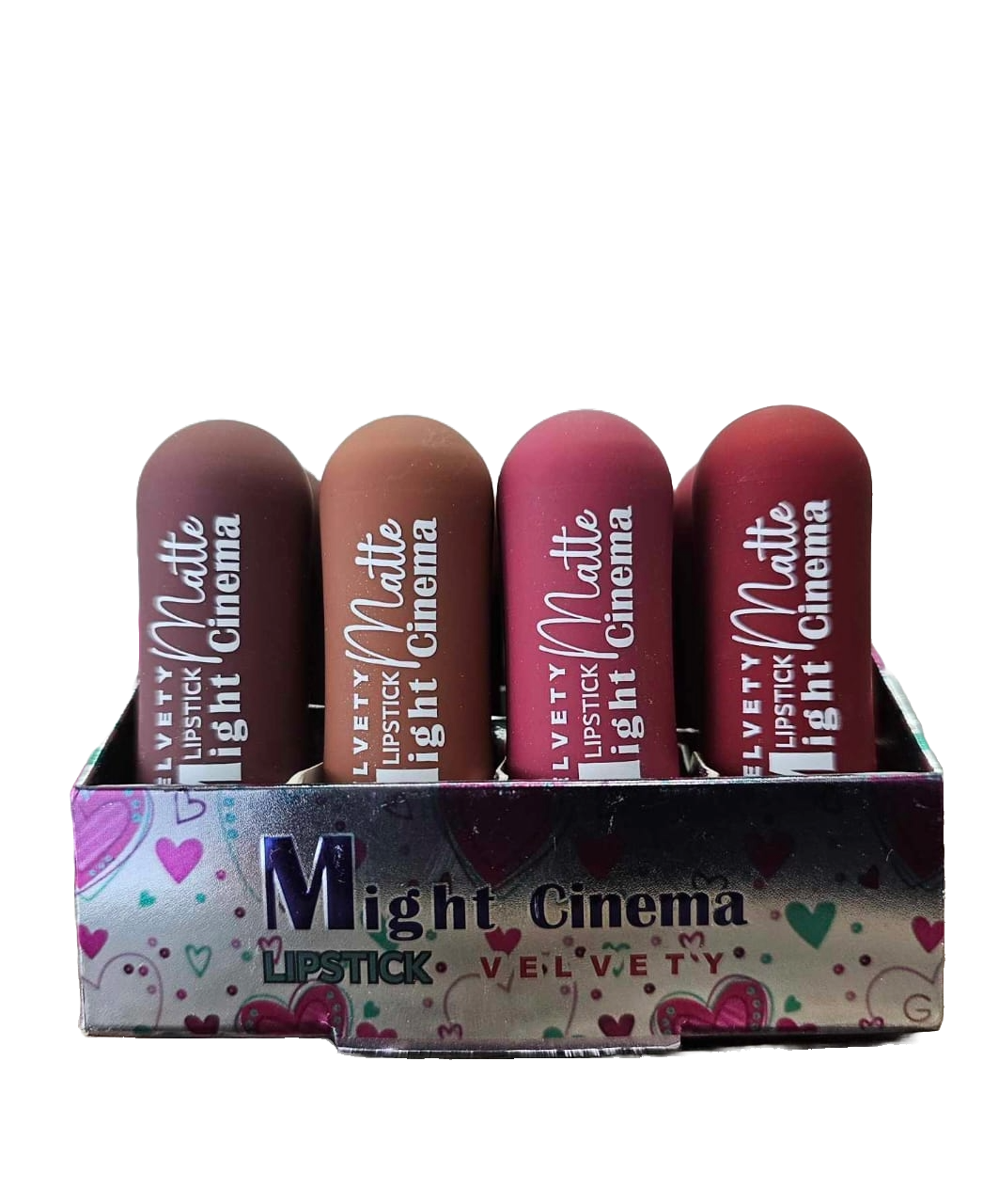 Might Cinema Matte Lipstick Velvety - 12 Colors
