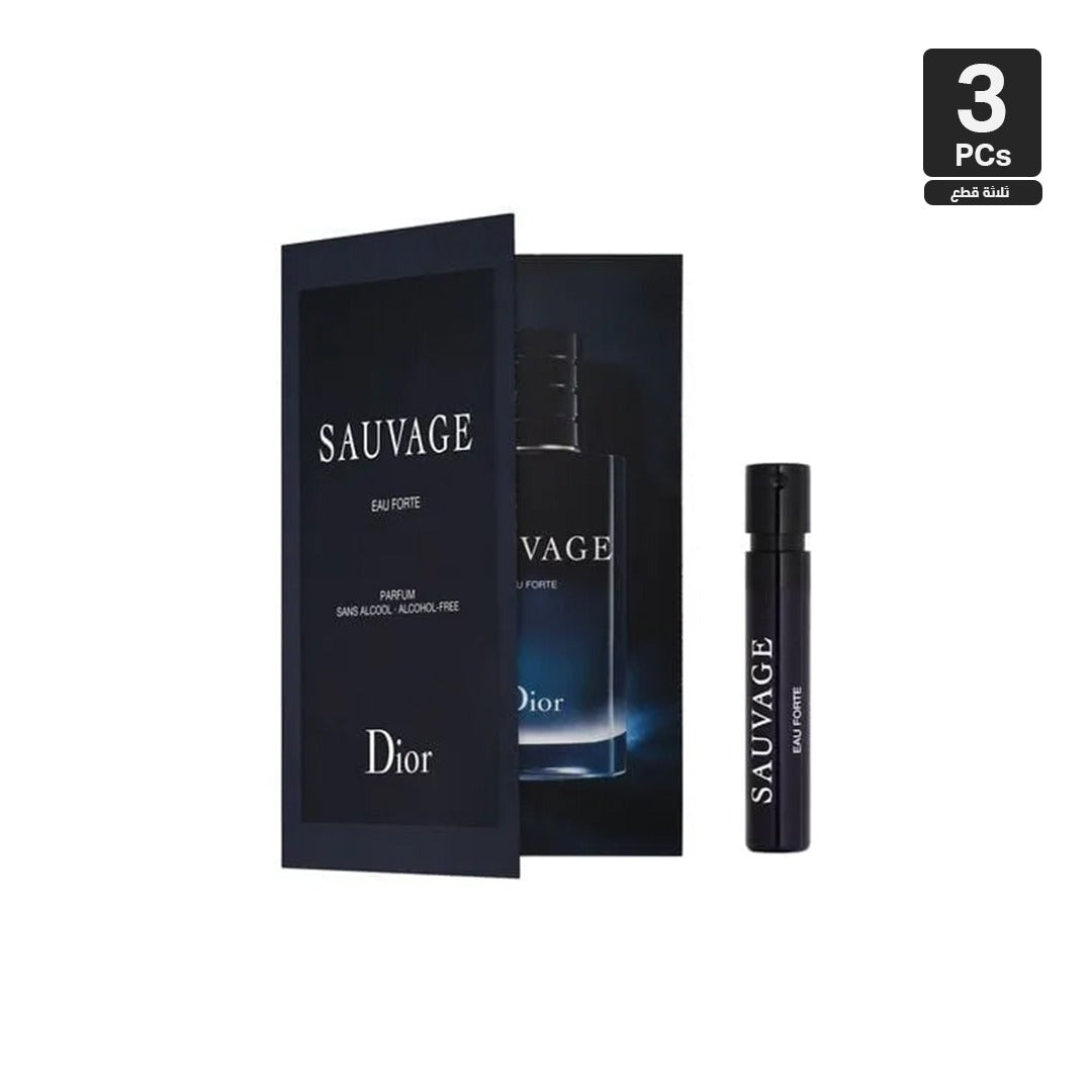 Sauvage Eau Forte by Dior for Men - Parfum - ( Samples * 3 Pcs )