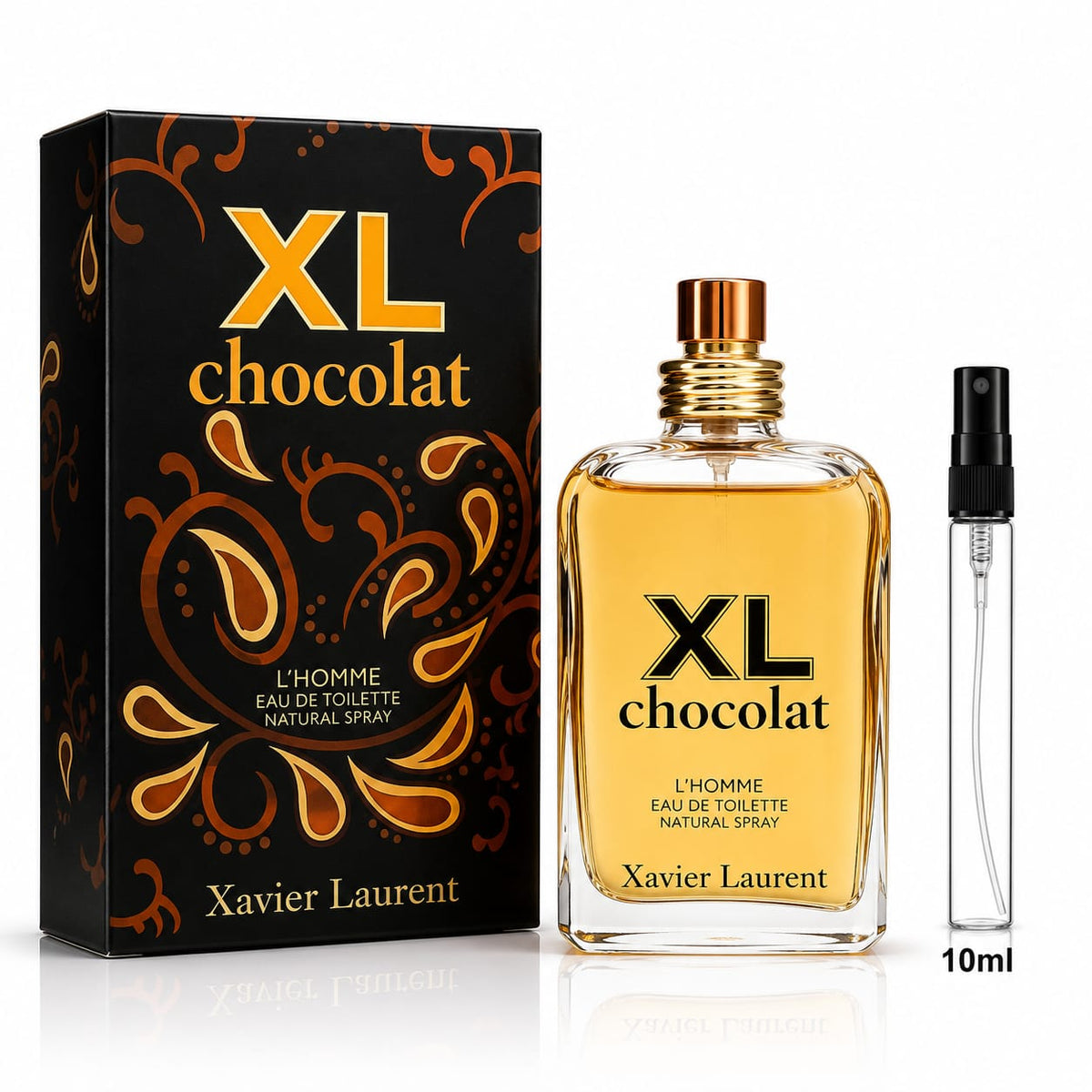 Chocolate XL by Xavier Laurent for Men - Eau de Toilette - 10ml (Decant) (1Pc)