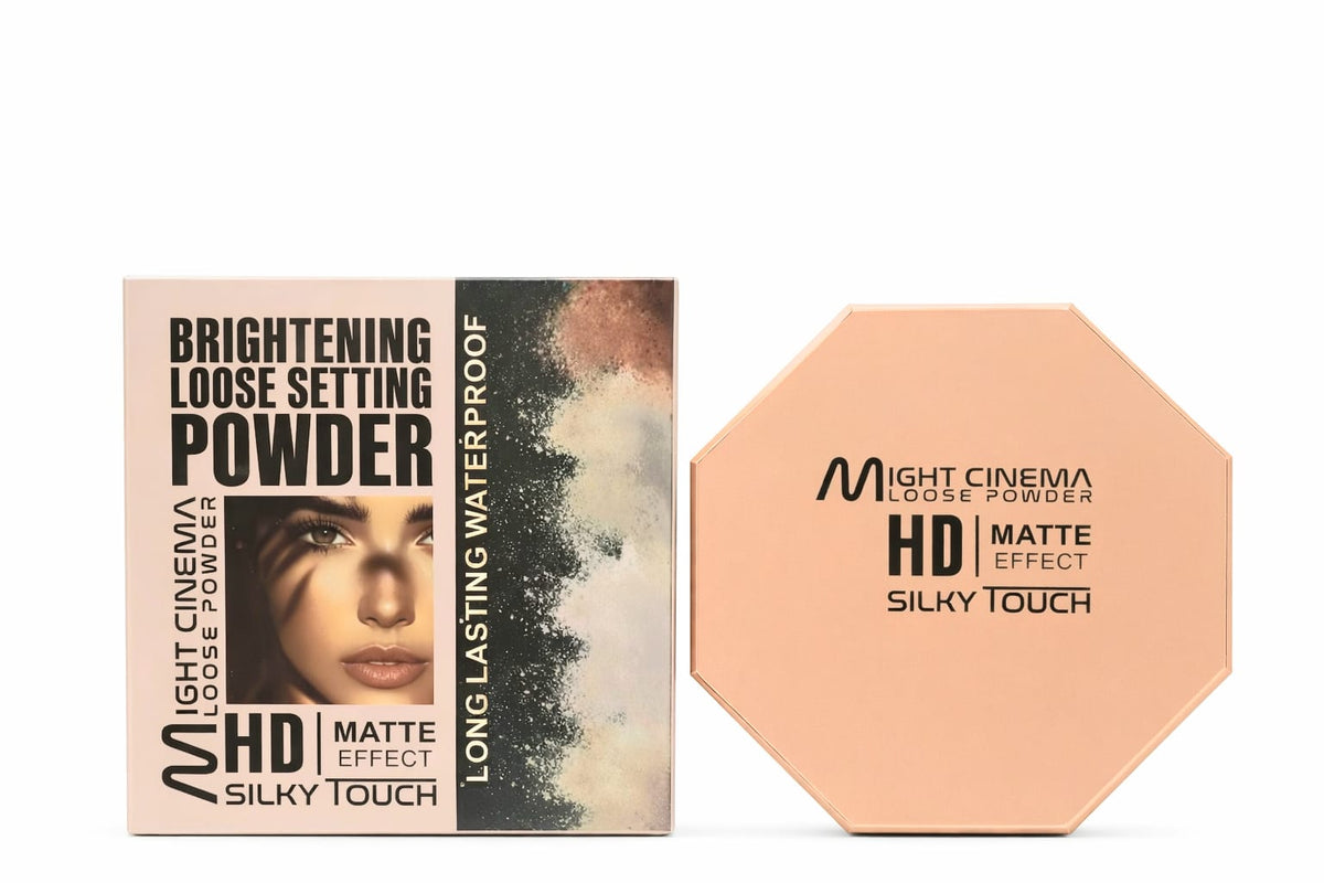 Might Cinema Brightening Loose Setting Powder Long Lasting Waterproof (102)