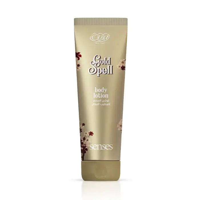 Eva Cosmetics Skin Care Senses Body Lotion for All Skin Types – Gold Spell – 240ml