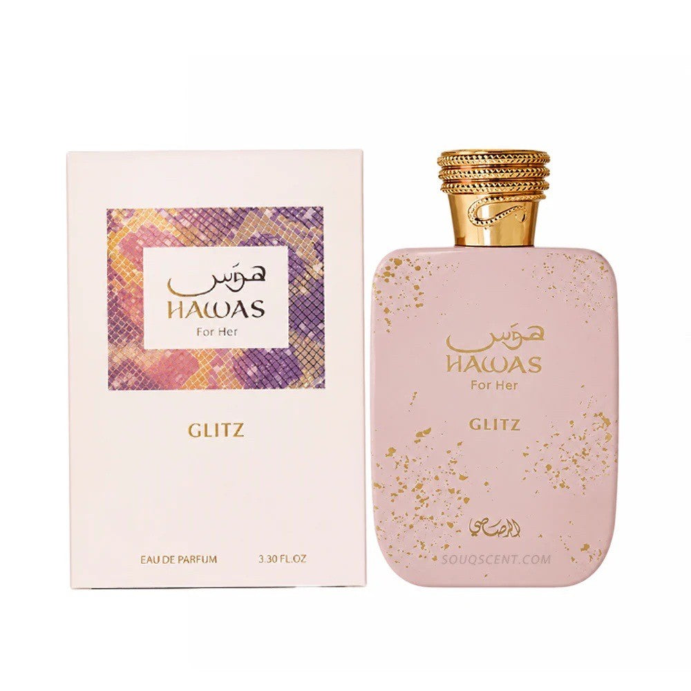 Hawas Glitz by Rasasi for Women - Eau de Parfum - 100ml