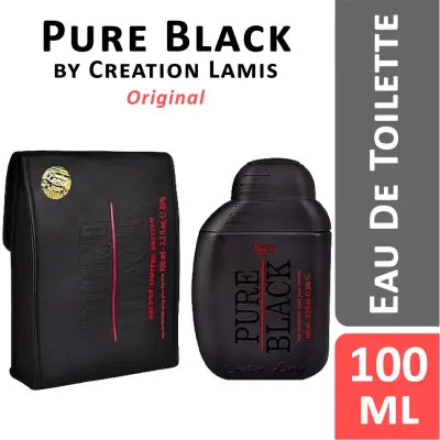 Creation Lamis Pure Black For Men - Eau De Toilette - 100ml