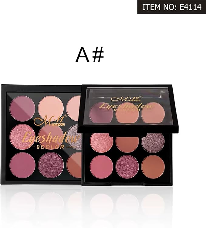 M.N Eyeshadow Palette 9 Color No. E4114 (A)