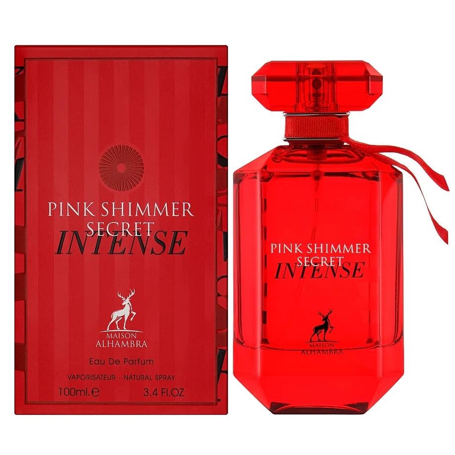 Maison Alhambra Pink Shimmer Secret Intense for Women - EDP - 100ML