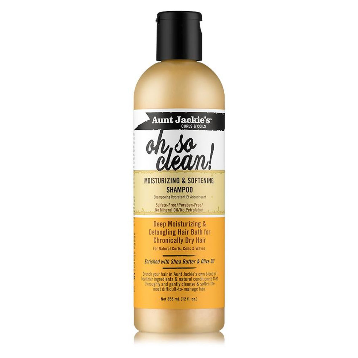 Aunt Jackie'S Oh So Clean! Moisturizing & Softening Shampoo - 355ml