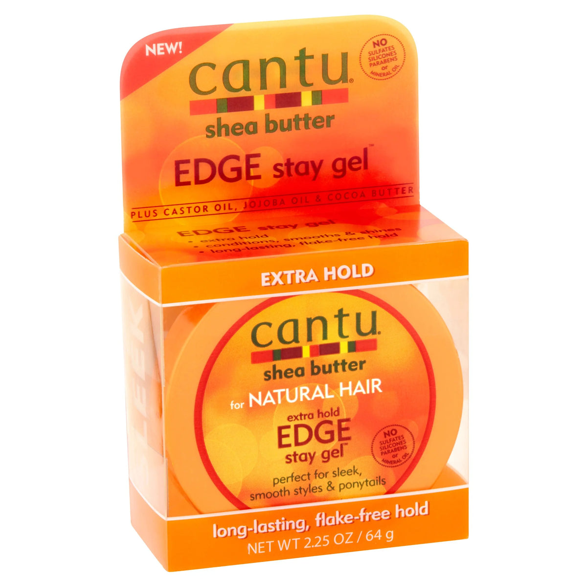 Cantu Shea Butter Extra Hold Edge Stay Gel - 64gm
