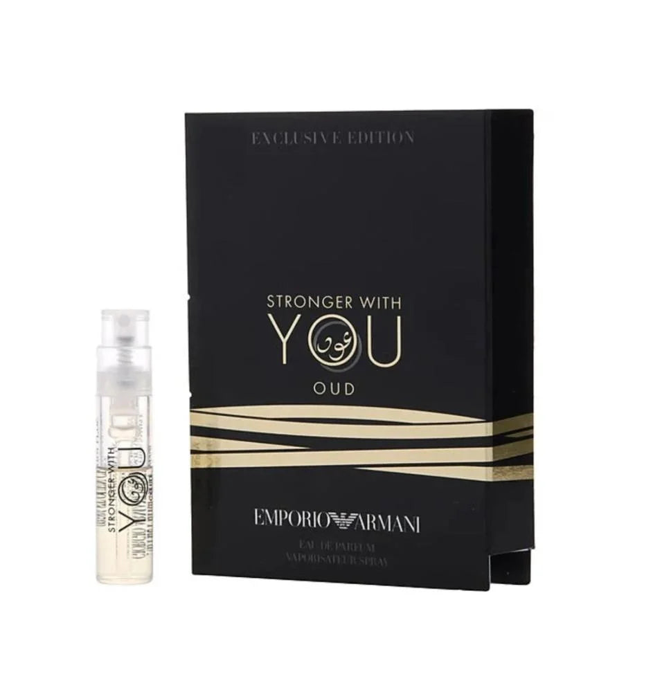 Stronger With You Oud by Giorgio Armani for Men - Eau de Parfum - 1.2ml (Sample) (1 Pc)