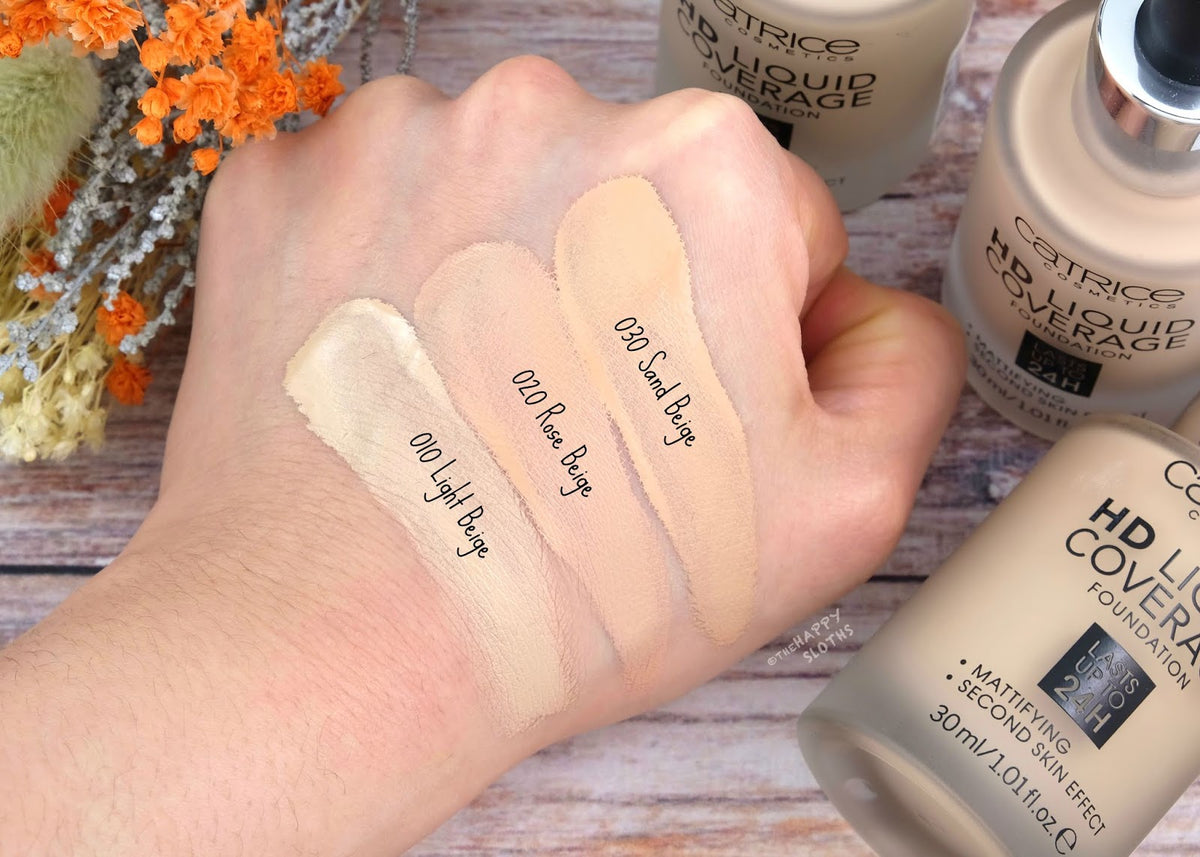 Catrice HD Liquid Coverage Foundation Lasts UP To 24H - 020 Rose Beige