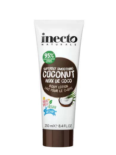 Inecto Naturals Superbly Smoothing Body Lotion, Coconut - 250 ml