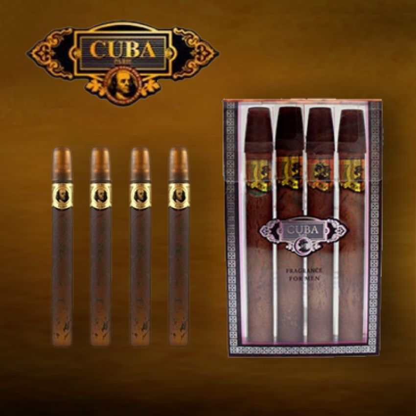 Class Parfums Cuba 4 Cigar - EDT - For Men - 30ml - 4 Pcs