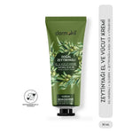 Natural Olive Oil Hand & Body Cream with Natural Olive Oil by Dermokil - Made in Turkey- 30ml